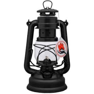 Feuerhand Sturmlaterne Baby Special Mattschwarz