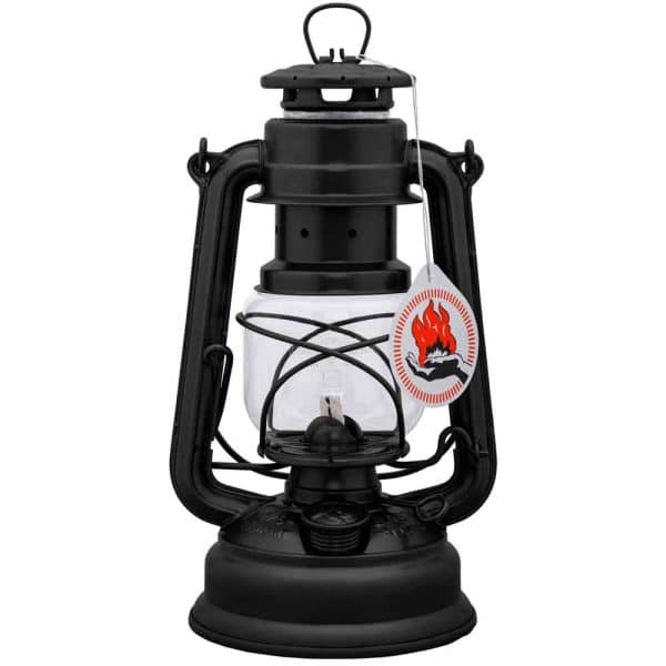 Feuerhand Sturmlaterne Baby Special Mattschwarz