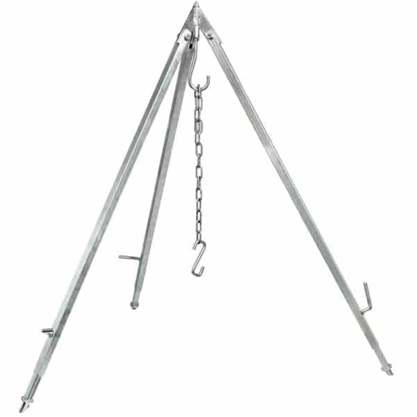 Petromax Dreibein mit Kette und Haken Silber