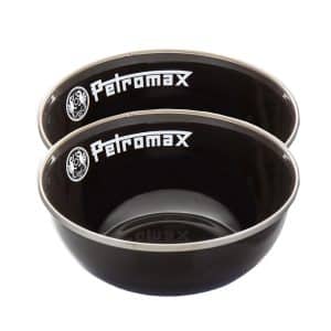 Petromax Emaille Schale 2 Stueck Schwarz