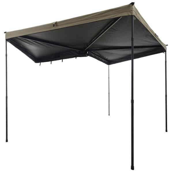 Vickywood Auto-Seitenmarkise 270 Light Leaf Links Sand