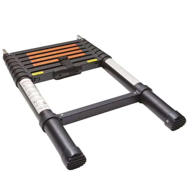 Vickywood Teleskopleiter Aluminium 3 2 m Schwarz