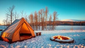 camping im winter wohin