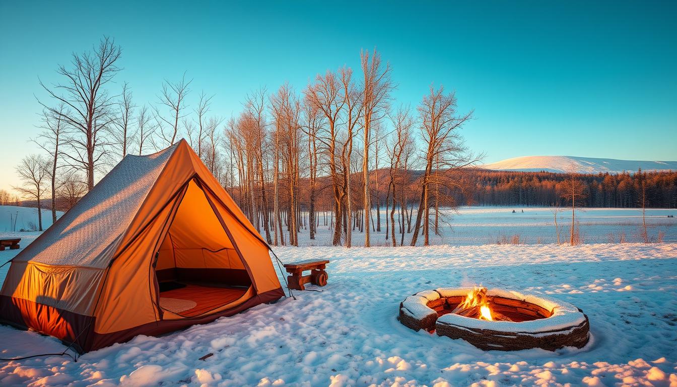 camping im winter wohin