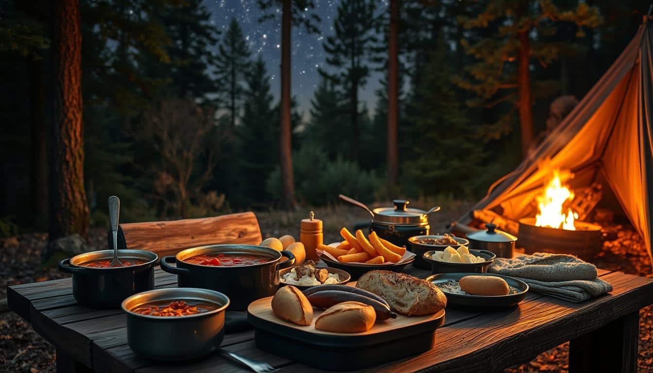 was essen beim camping