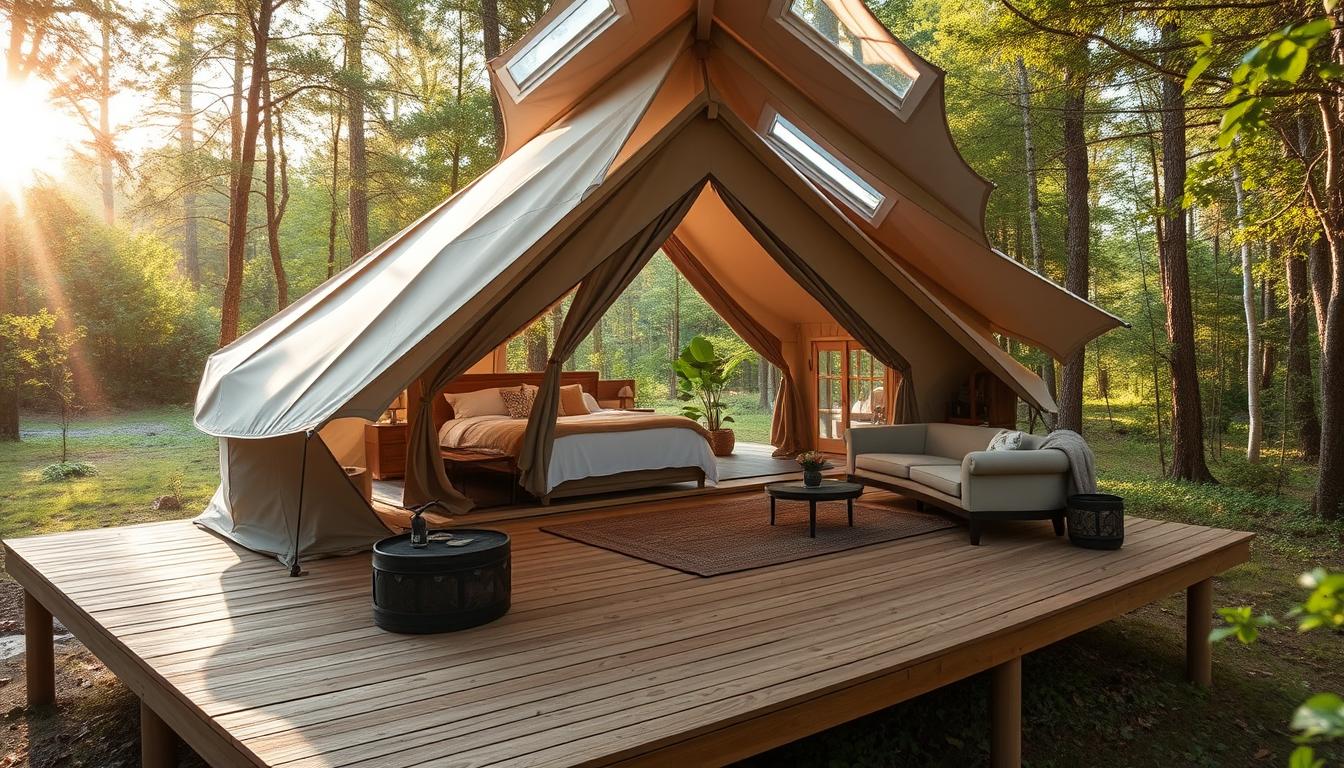 was ist ein glamping zelt