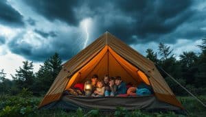 was tun bei gewitter im zelt