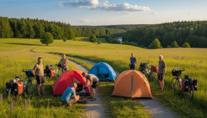 fahrrad camping tour