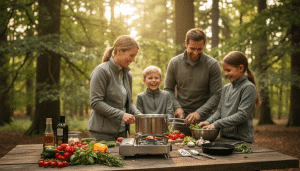kochen beim camping